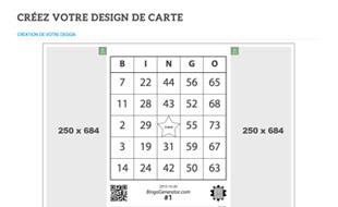 Crear el diseño de sus cartones